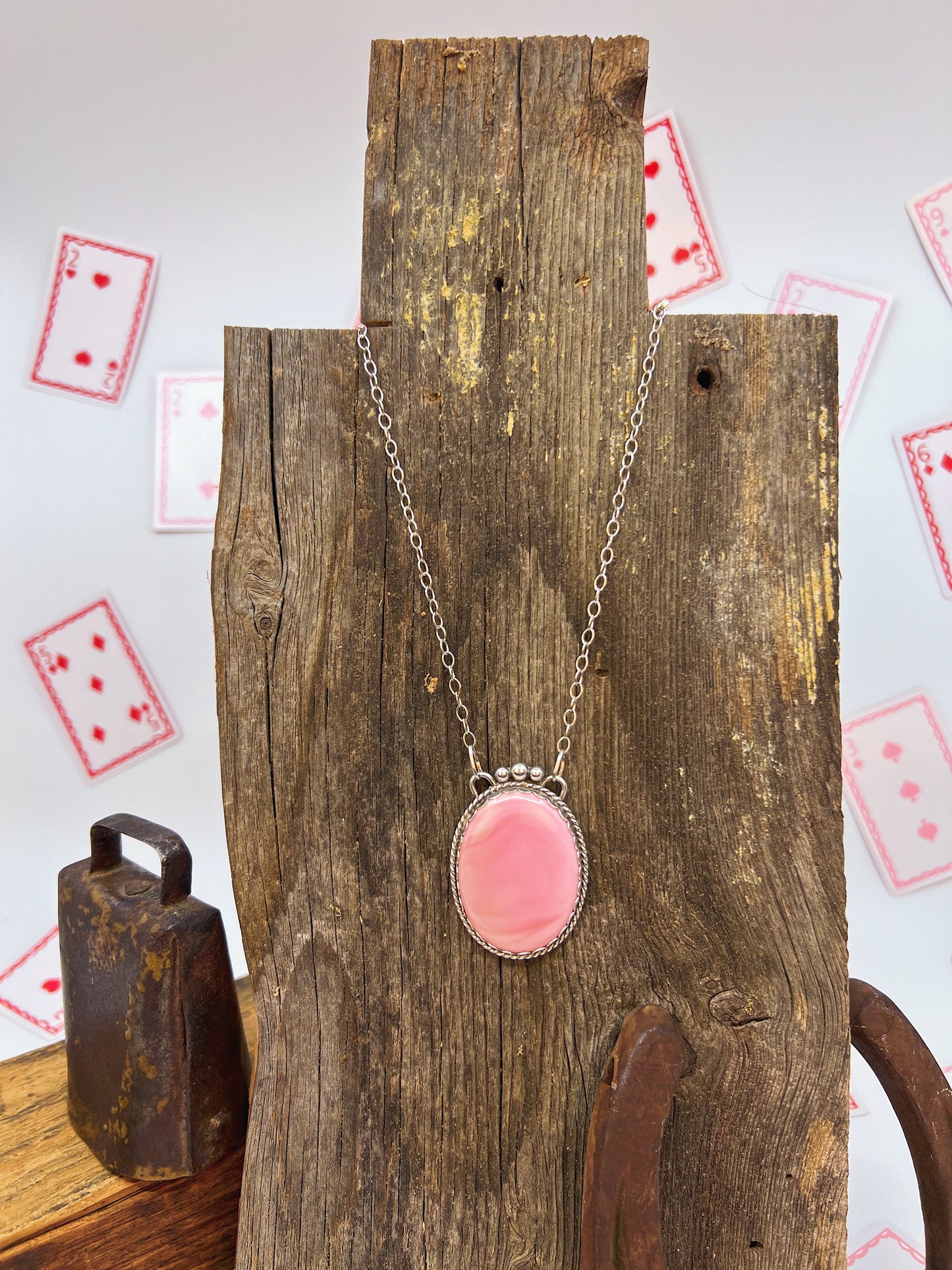 Blush Barrel Necklace