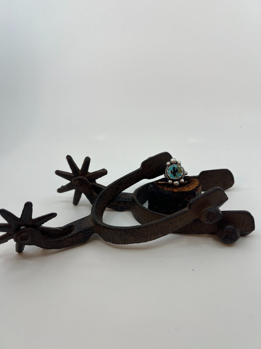Blue Cactus Ring